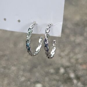 2 for $14! Silver Hoop Earrings NWOT